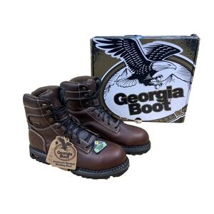 Size 10 Women's GEORGIA work Boots AMP LT Logger Alloy TOE Waterproof GB00428